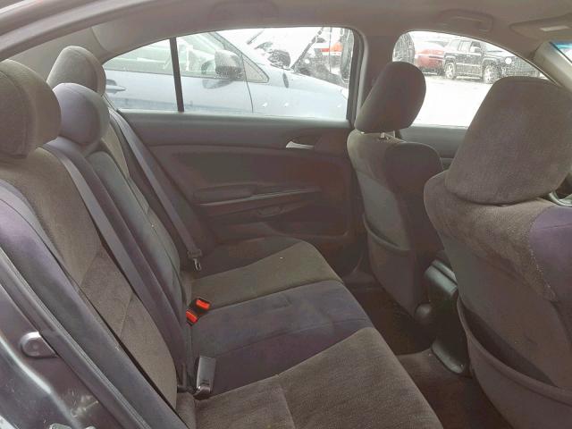 1HGCP2F39AA007385 - 2010 HONDA ACCORD LX GRAY photo 6