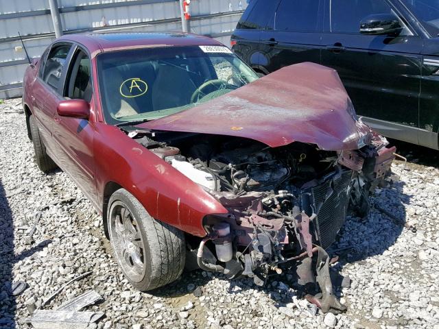 1G1NE52J916168737 - 2001 CHEVROLET MALIBU LS BURGUNDY photo 1