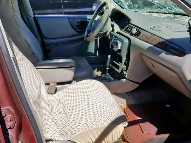 1G1NE52J916168737 - 2001 CHEVROLET MALIBU LS BURGUNDY photo 5