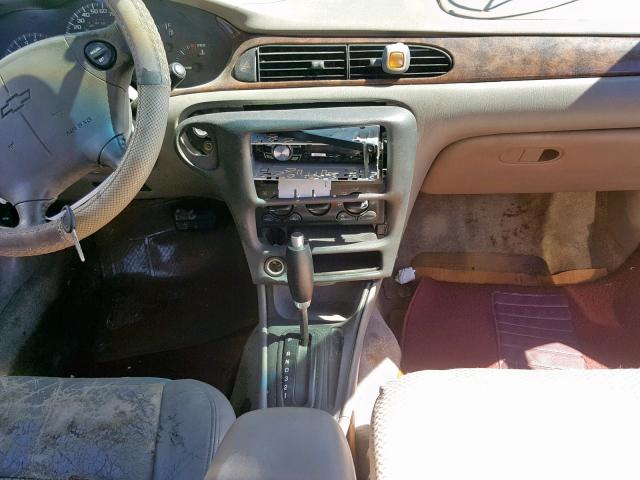 1G1NE52J916168737 - 2001 CHEVROLET MALIBU LS BURGUNDY photo 9