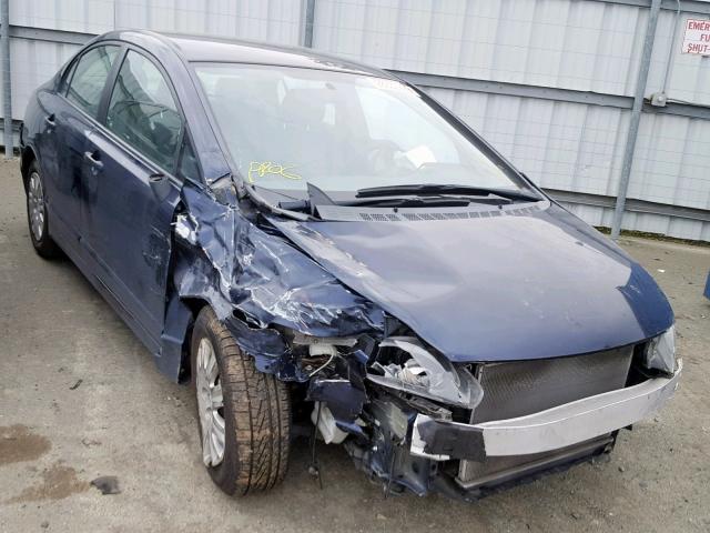 1HGFA16288L010499 - 2008 HONDA CIVIC DX BLUE photo 1