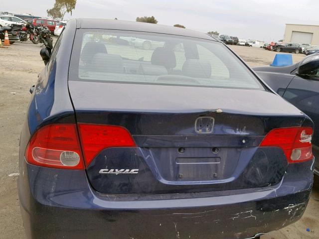 1HGFA16288L010499 - 2008 HONDA CIVIC DX BLUE photo 3