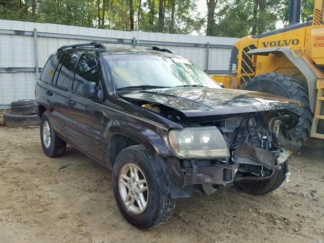 1J4GX48S04C216985 - 2004 JEEP GRAND CHER BURGUNDY photo 1