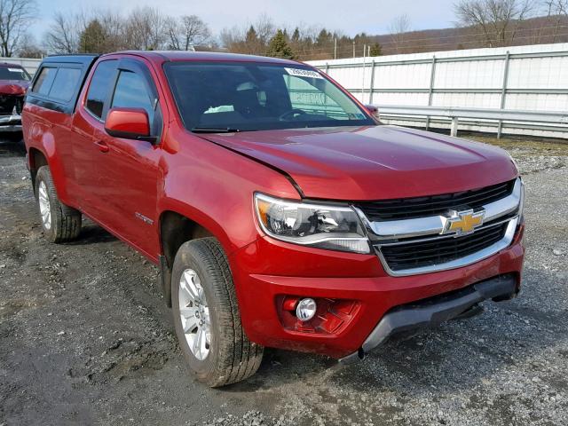 1GCHTCEN3H1283936 - 2017 CHEVROLET COLORADO L BURGUNDY photo 1