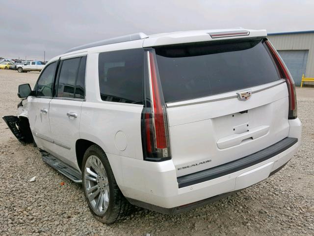 1GYS3BKJ2HR406980 - 2017 CADILLAC ESCALADE L WHITE photo 3