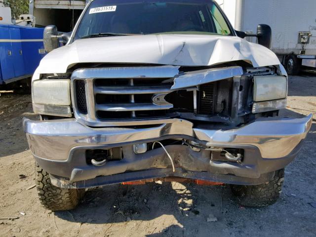 1FTSW31F51EC57641 - 2001 FORD F350 SRW S WHITE photo 7