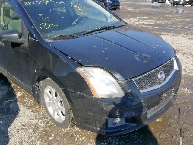 3N1AB6AP2AL669634 - 2010 NISSAN SENTRA 2.0 BLACK photo 9