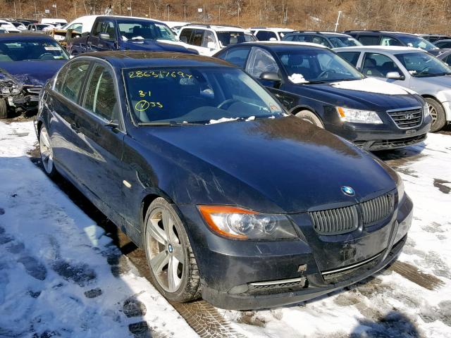 WBAVD53577A006104 - 2007 BMW 335 XI BLACK photo 1