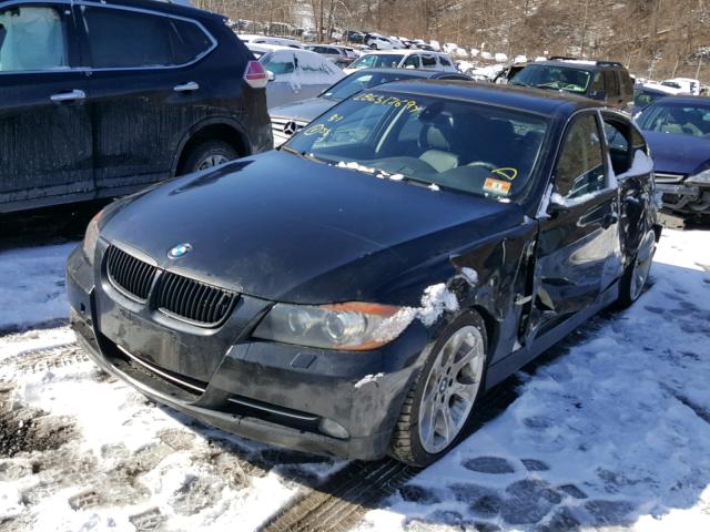 WBAVD53577A006104 - 2007 BMW 335 XI BLACK photo 2