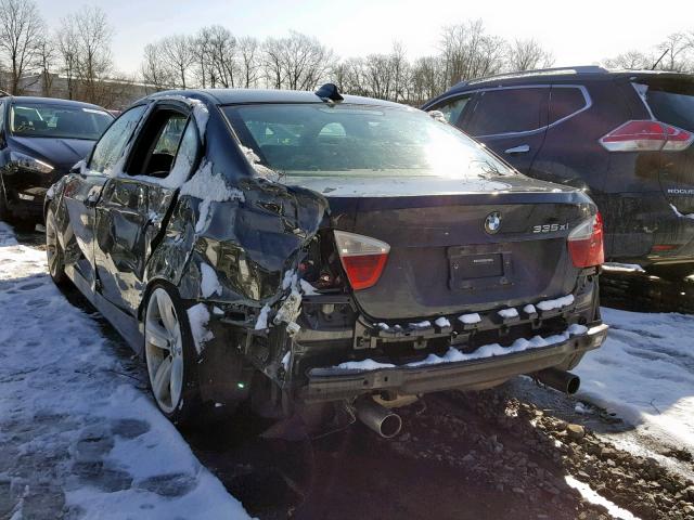 WBAVD53577A006104 - 2007 BMW 335 XI BLACK photo 3