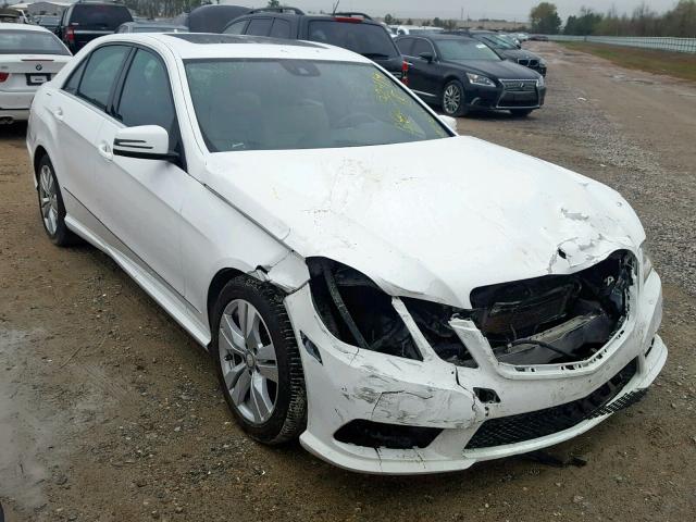 WDDHF2EBXDA705143 - 2013 MERCEDES-BENZ E 350 BLUE WHITE photo 1