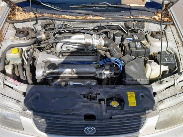 JM1BB1414T0334502 - 1996 MAZDA PROTEGE DX BEIGE photo 7