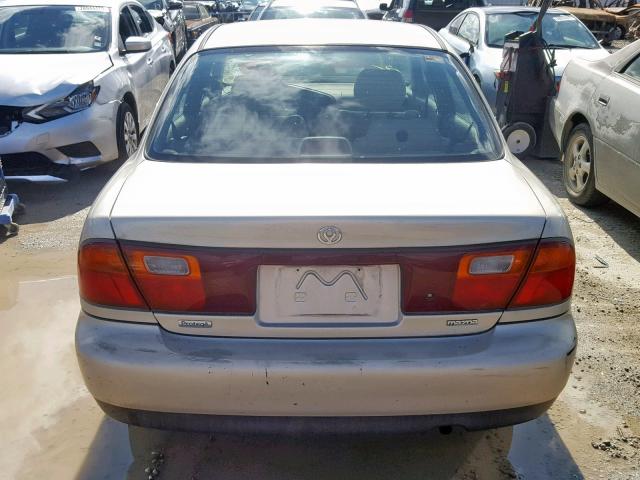 JM1BB1414T0334502 - 1996 MAZDA PROTEGE DX BEIGE photo 9