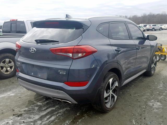 KM8J3CAL0JU764670 - 2018 HYUNDAI TUCSON LIM GRAY photo 4