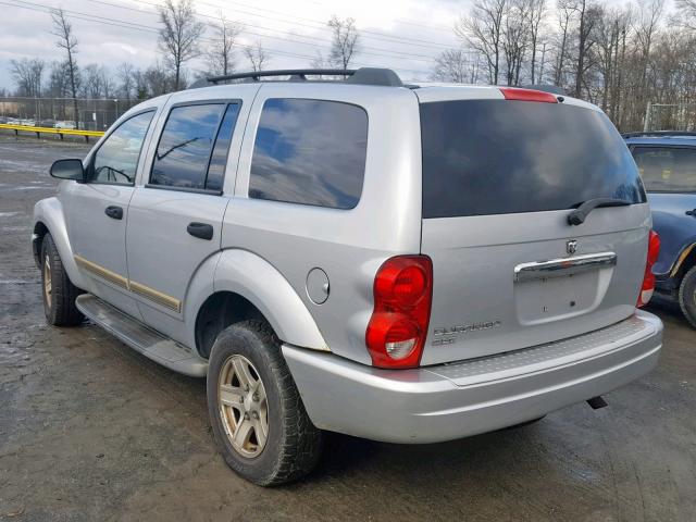 1D4HB48N04F200063 - 2004 DODGE DURANGO SL SILVER photo 3