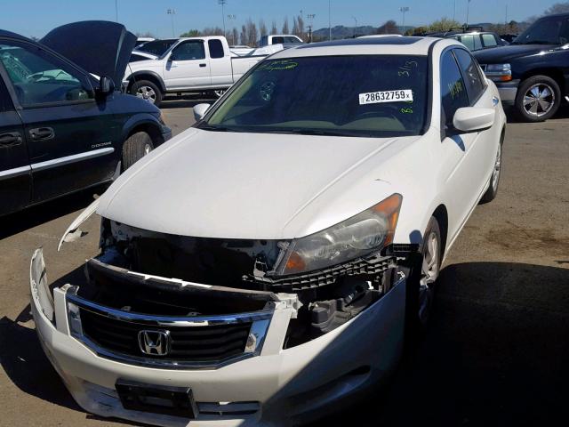 1HGCP367X9A017427 - 2009 HONDA ACCORD EX WHITE photo 2