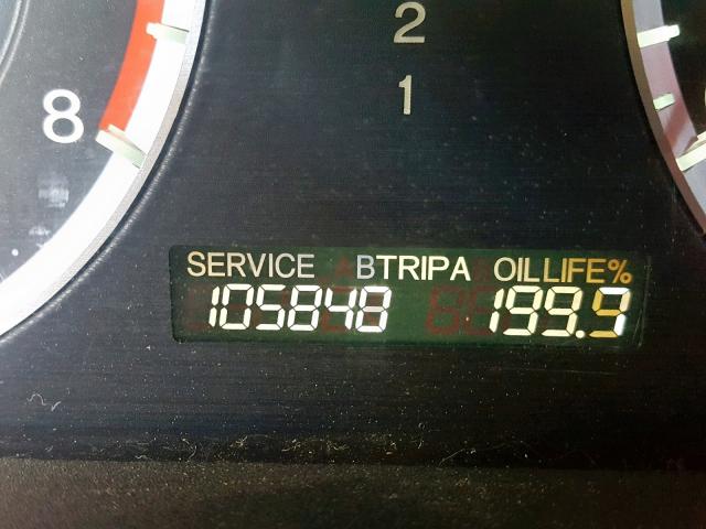 1HGCP367X9A017427 - 2009 HONDA ACCORD EX WHITE photo 8