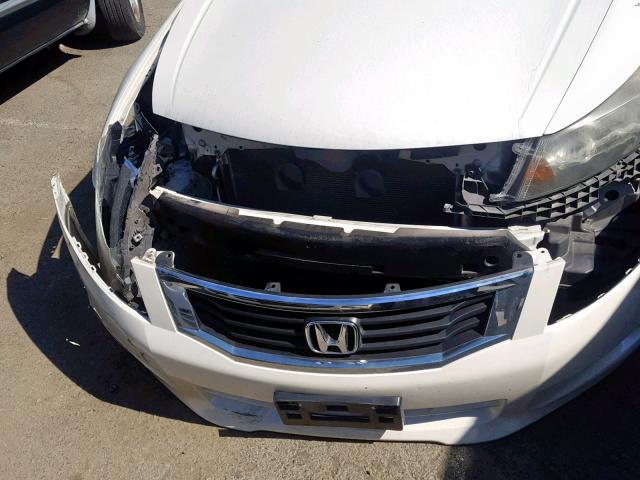 1HGCP367X9A017427 - 2009 HONDA ACCORD EX WHITE photo 9
