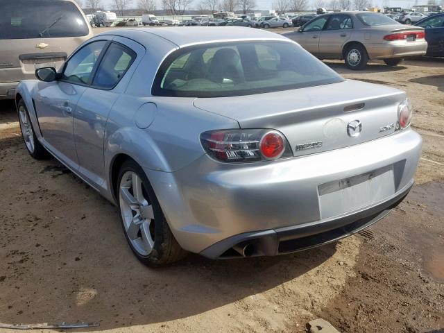 JM1FE17N040114198 - 2004 MAZDA RX8 SILVER photo 3