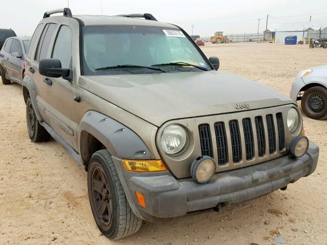 1J4GK38K65W538197 - 2005 JEEP LIBERTY RE TAN photo 1