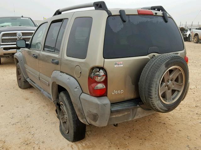 1J4GK38K65W538197 - 2005 JEEP LIBERTY RE TAN photo 3