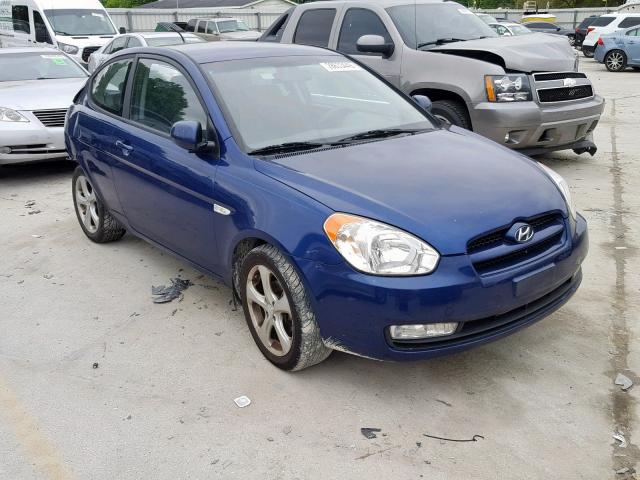 KMHCN3AC8BU199802 - 2011 HYUNDAI ACCENT SE BLUE photo 1