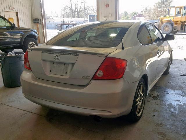 JTKDE177650025447 - 2005 TOYOTA SCION TC ვერცხლისფერი ფოტო 4