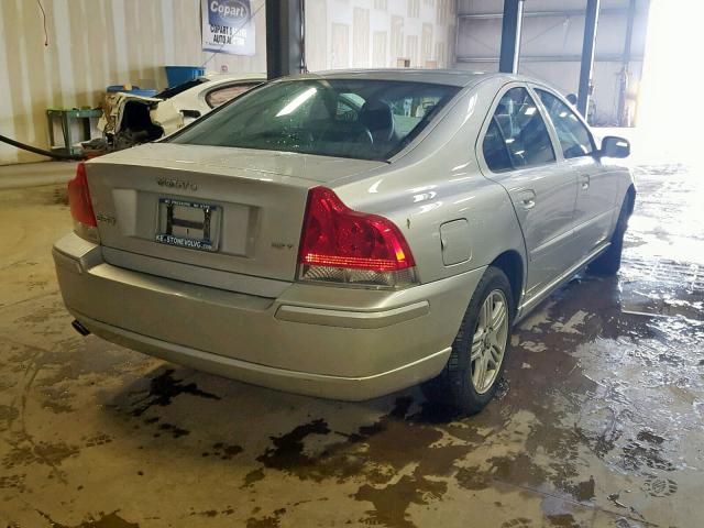 YV1RS592472637033 - 2007 VOLVO S60 2.5T SILVER photo 4