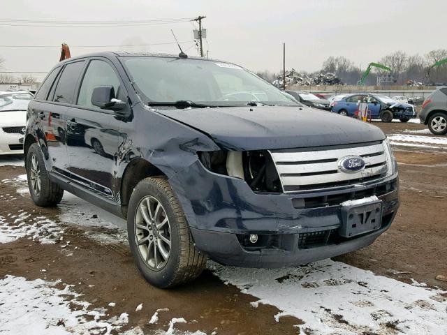 2FMDK48C38BB43290 - 2008 FORD EDGE SEL BLUE photo 1