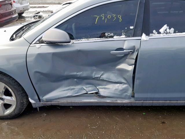 1G1ZH57BX94128524 - 2009 CHEVROLET MALIBU 1LT 蓝色 照片 9