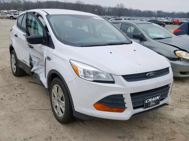 1FMCU0F71EUA81740 - 2014 FORD ESCAPE S WHITE photo 1