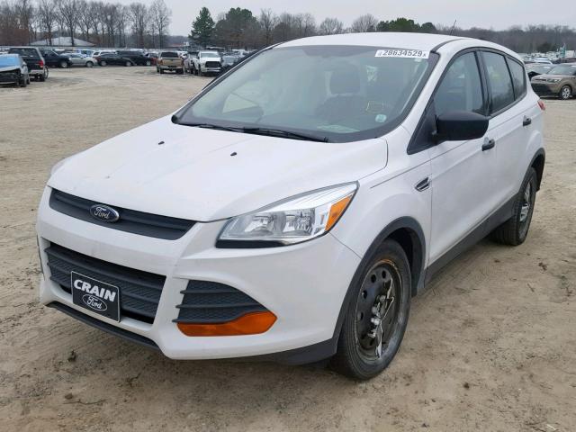 1FMCU0F71EUA81740 - 2014 FORD ESCAPE S WHITE photo 2