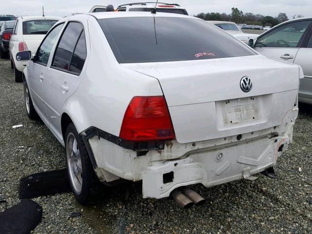 3VWSE69M12M127937 - 2002 VOLKSWAGEN JETTA GLS WHITE photo 3