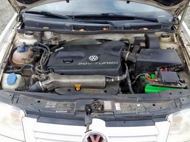 3VWSE69M12M127937 - 2002 VOLKSWAGEN JETTA GLS WHITE photo 7