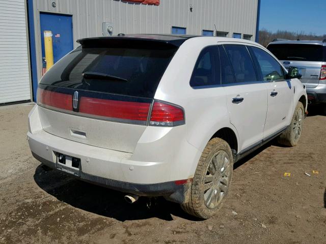 2LMDJ8JC7ABJ02241 - 2010 LINCOLN MKX WHITE photo 4