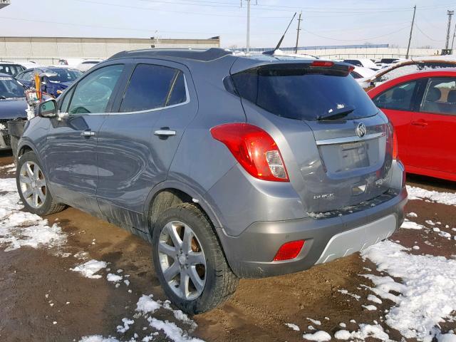 KL4CJDSB5DB182461 - 2013 BUICK ENCORE PRE GRAY photo 3