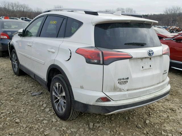 JTMRJREVXGD042529 - 2016 TOYOTA RAV4 HV XL WHITE photo 3