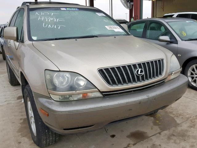 JT6GF10U1Y0046607 - 2000 LEXUS RX 300 GOLD photo 1