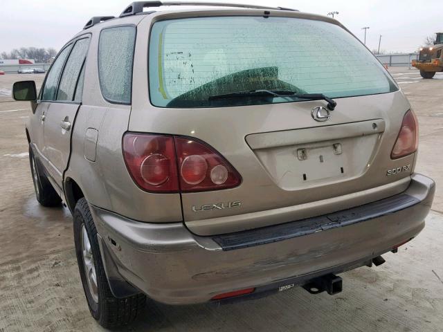 JT6GF10U1Y0046607 - 2000 LEXUS RX 300 GOLD photo 3