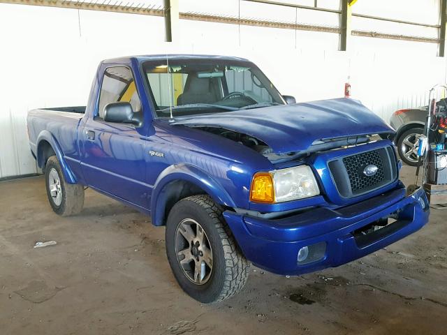 1FTYR10U35PA03703 - 2005 FORD RANGER BLUE photo 1