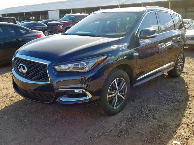 5N1DL0MM5KC500092 - 2019 INFINITI QX60 LUXE BLUE photo 2