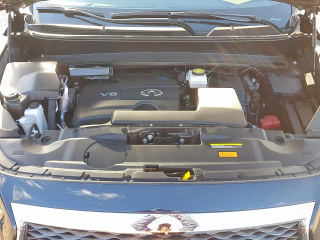 5N1DL0MM5KC500092 - 2019 INFINITI QX60 LUXE BLUE photo 7