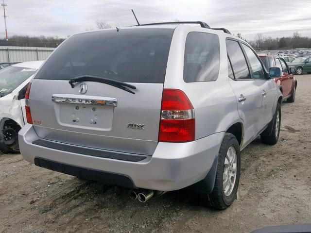 2HNYD18673H555009 - 2003 ACURA MDX TOURIN SILVER photo 4