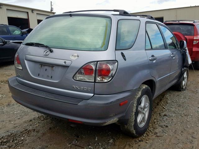 JTJGF10U310093584 - 2001 LEXUS RX 300 SILVER photo 4