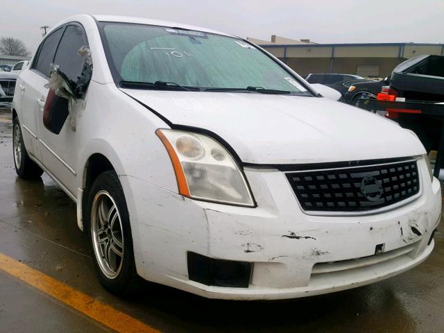 3N1AB61E88L686947 - 2008 NISSAN SENTRA 2.0 WHITE photo 1