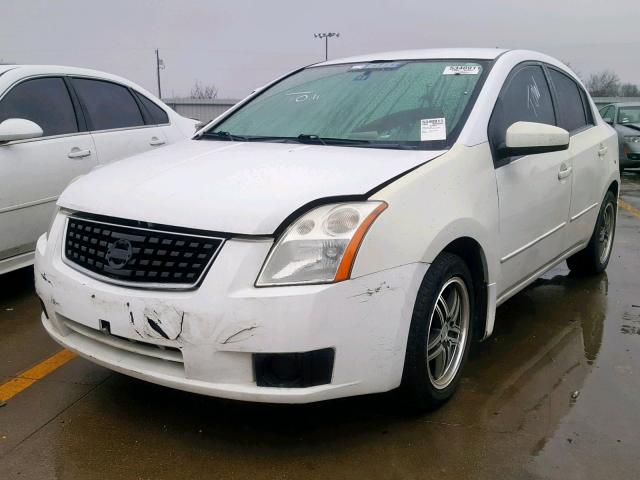 3N1AB61E88L686947 - 2008 NISSAN SENTRA 2.0 WHITE photo 2