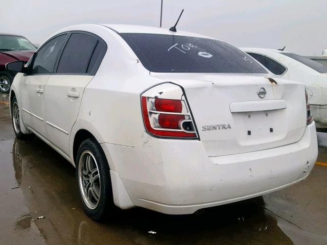 3N1AB61E88L686947 - 2008 NISSAN SENTRA 2.0 WHITE photo 3