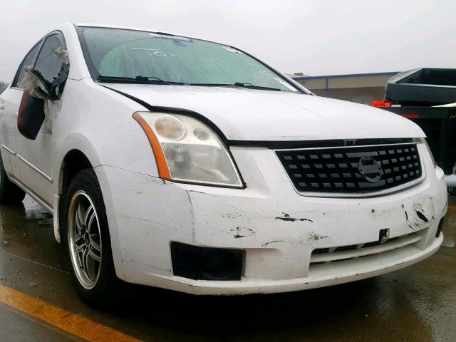 3N1AB61E88L686947 - 2008 NISSAN SENTRA 2.0 WHITE photo 9