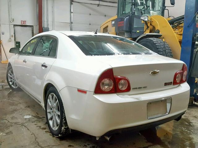 1G1ZE5E72BF132472 - 2011 CHEVROLET MALIBU LTZ WHITE photo 3