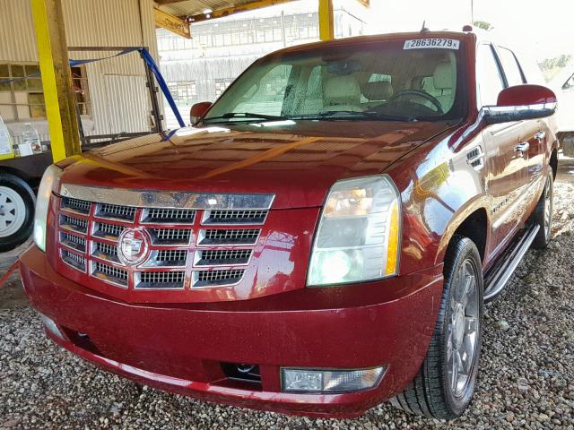 1GYFK66878R124112 - 2008 CADILLAC ESCALADE E MAROON photo 2